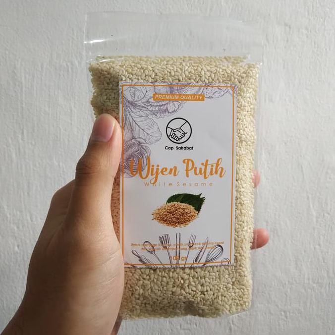 

31.87-Kue- 100Gr Wijen Putih / White Sesame 100% Premium -Terlengkap-Termurah-Dijamin.