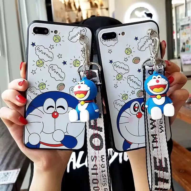 Case Oppo A7 A3S A5S F9 Doraemon Soft Silicone Casing
