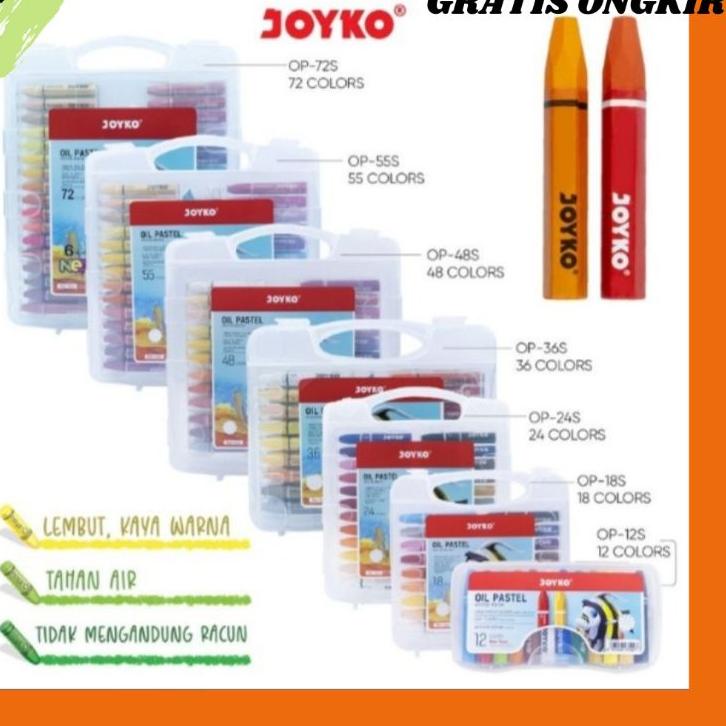 

➺ Crayon Mewarnai Joyko isi 12 18 24 / Oil Pastels / Crayon Warna / Crayon Joyko / Crayon Titi / Krayon / Alat Mewarnai / Pencil Warna / Alat Tulis / Alat Sekolah う