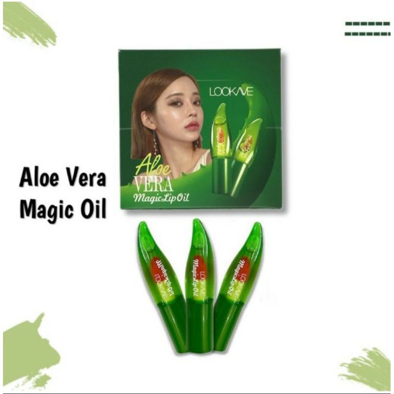 LIPTINT LIDAH BUAYA / Look me Aloe Vera Magic Lip Oil LK-20L