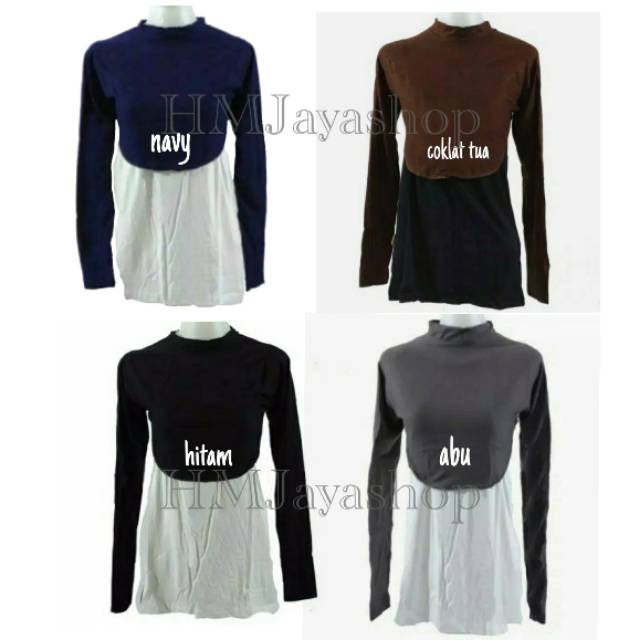 Manset Crop Top Setengah Badan Manset Tangan Bolero Leher