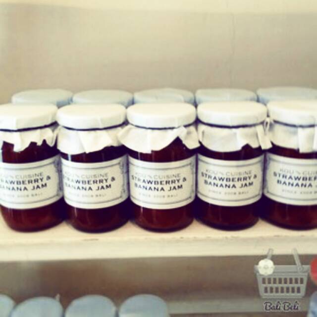 

Strawberry & Banana Jam - KOU Cuisine Selai Spesial Ubud Bali
