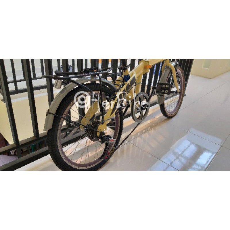 Sepeda lipat 20" inch anak/dewasa 6 speed basic Exotic