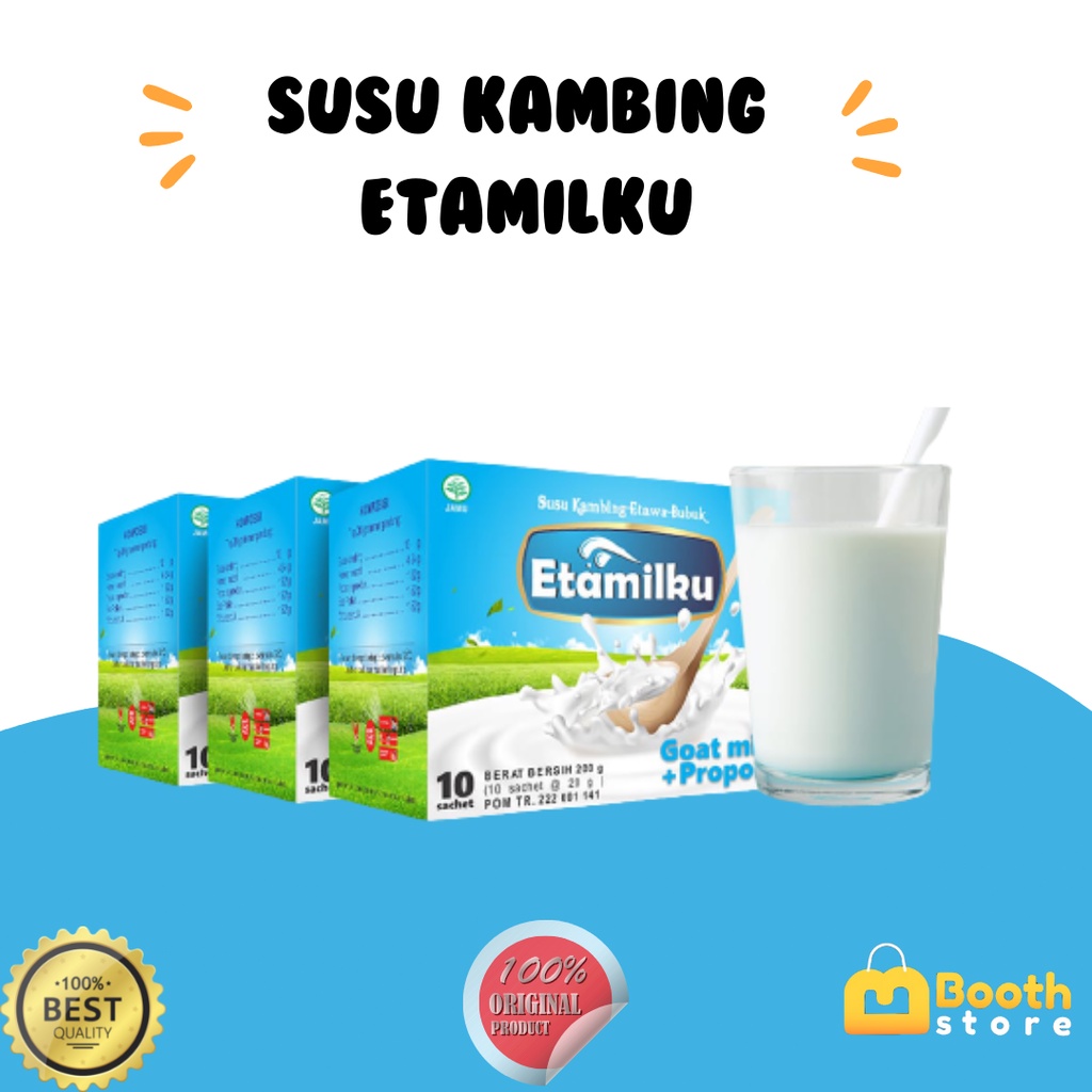 

Susu Etamilku Bubuk Susu Kambing Etawa Untuk Daya Tahan Tubuh Asli BPOM Original