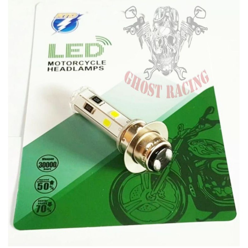 lampu depan LED 4 sisi RTD motor bebek dan matic