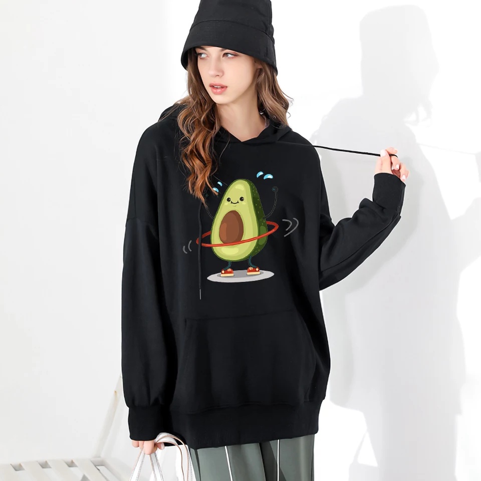 Sweater Hoodie Avocado Wanita Kekinian Hoodie Oversize Wanita Korean Style Bahan Tebal Hoodie Cewek Kekinian Korea Oversize Sweater Wanita Jumbo Xxl Tebal Import Hoodie Wanita Polos Tebal Ori Premium Hoodie Zipper Polos Resleting Sleting Oversize XXL