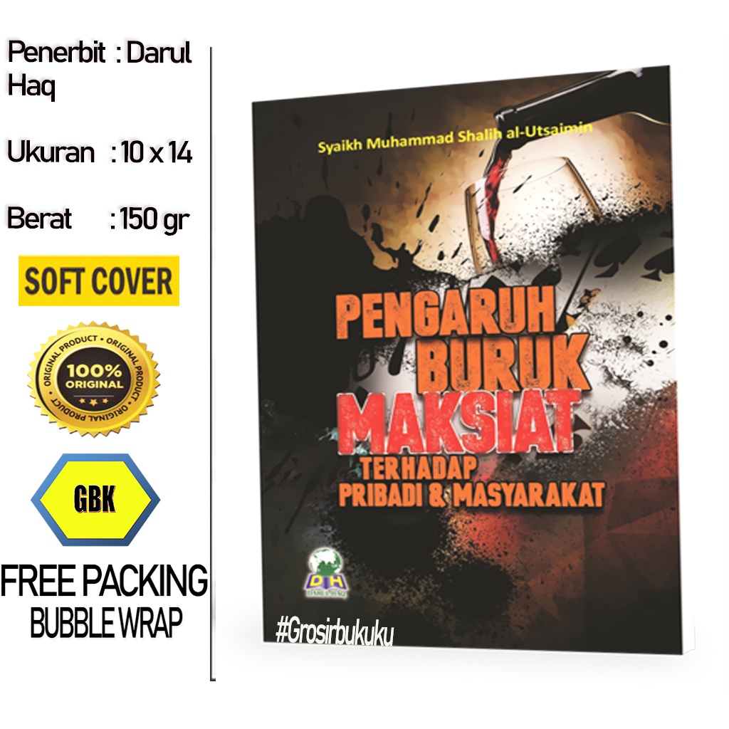 Buku Saku Pengaruh Buruk Maksiat Terhadap Pribadi &amp; Masyarakat - Darul Haq