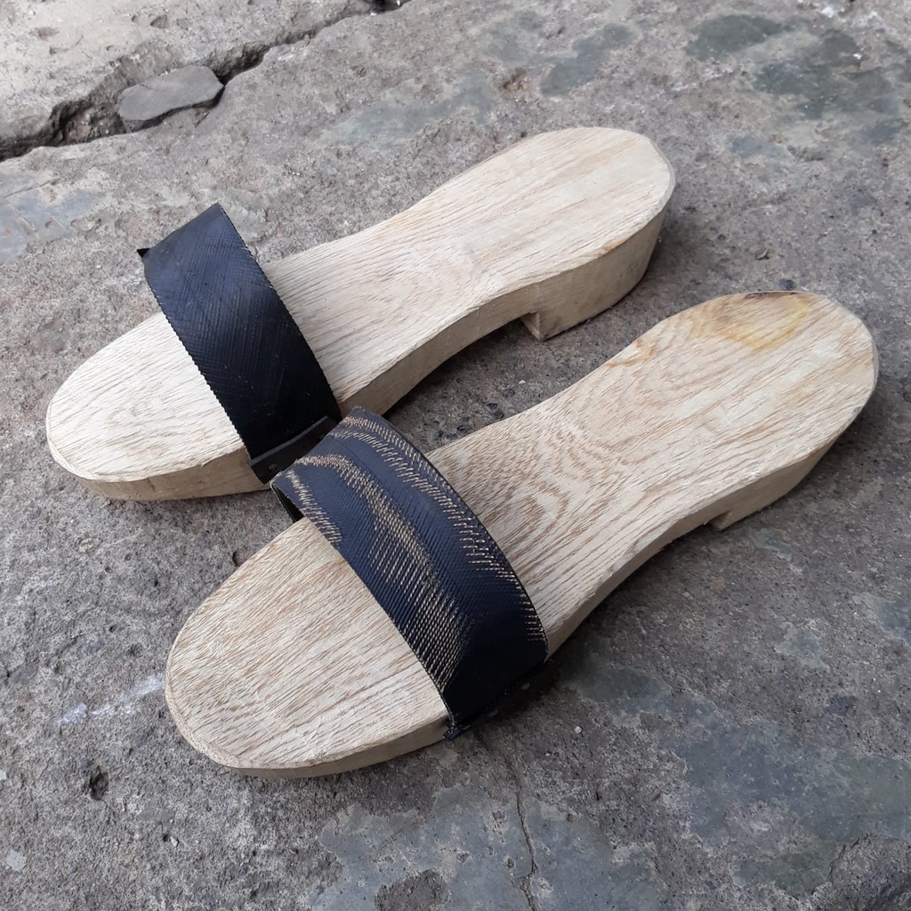 Sendal Bakiak Kayu Sandal Bakiak Kayu Polos