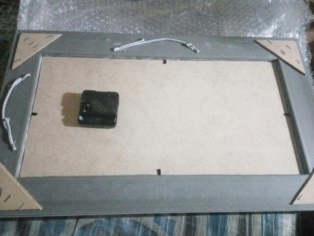 Hiasan Jam Dinding Kaligrafi Doa Pernikahan Custom Warna Ungu Uk 20x40