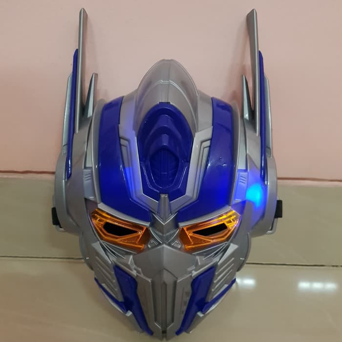 Topeng Robot Optimus Prime Transformer - Topeng Cosplay Optimus Prime