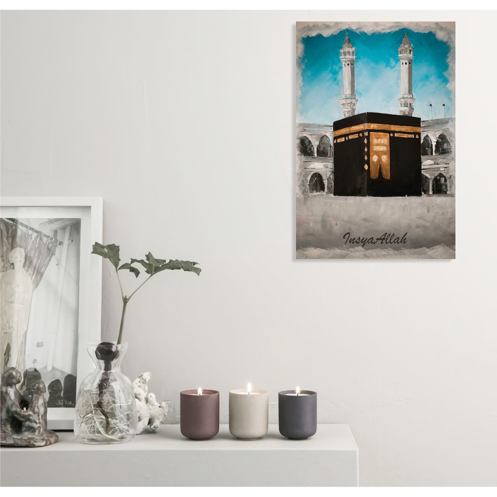 Hiasan Dinding Ka'bah Ruang Tamu Pajangan Hiasan