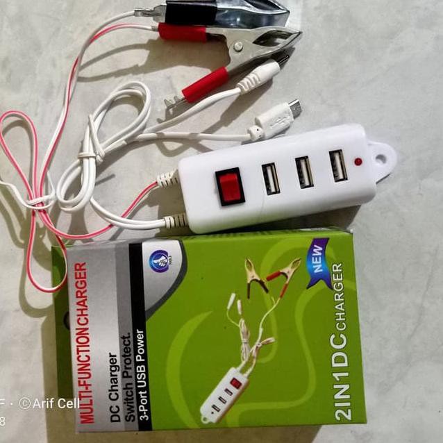 Terlaris TRAVEL CHARGER AKI DI MOTOR CHARGER HP DARI AKI CES AKI CHARGER MOTOR 