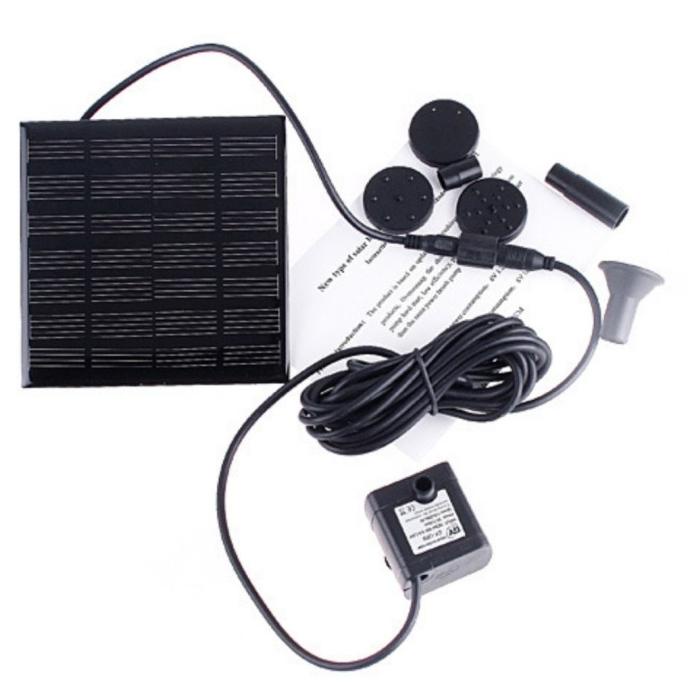 Pompa Air Celup Mini Tenaga Surya Air Mancur Solar Panel