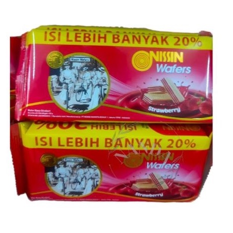 

Nissin Wafer rasa strawberry 75g