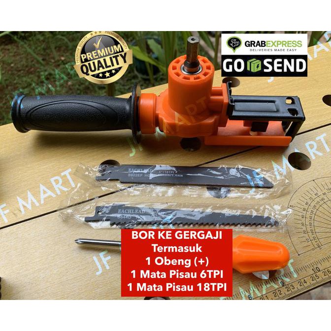 -READY- ADAPTOR ADAPTER BOR KE GERGAJI KAYU