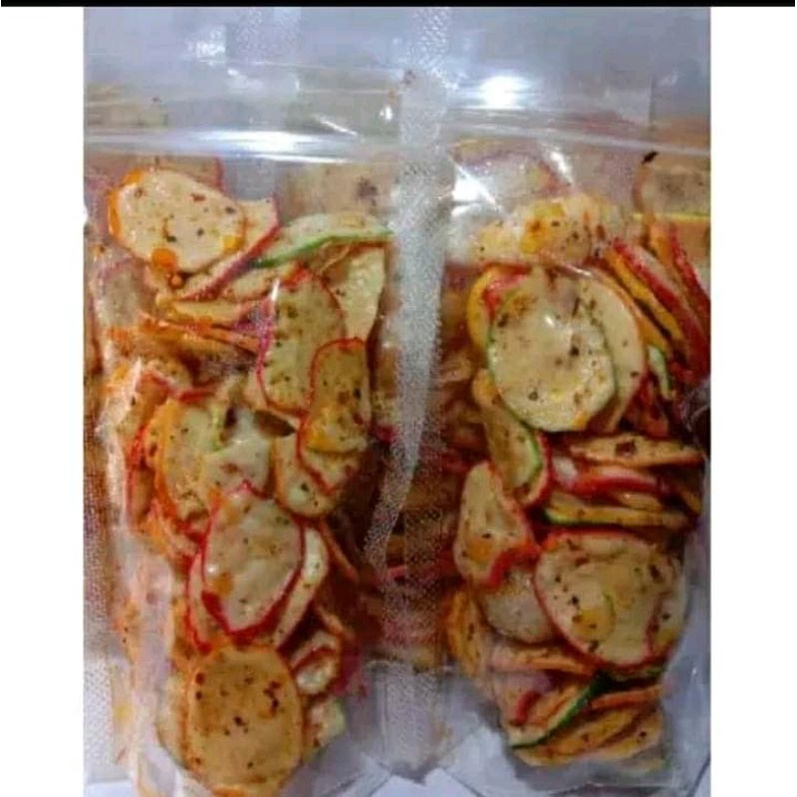 

seblak kering kerupuk bantat daun jeruk / sebring