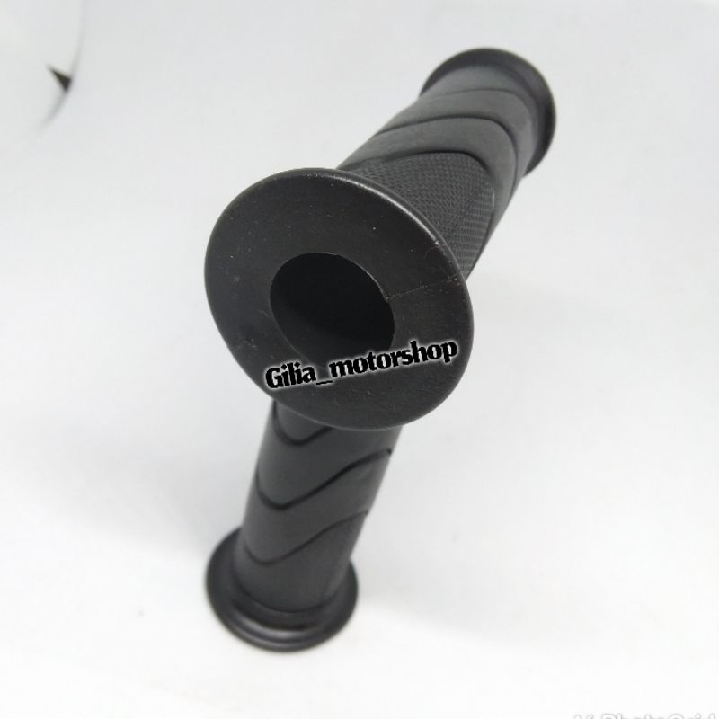 Handgrip Handfat Model ORI Honda Autspant karet Motif Lembut Black Edition Universal