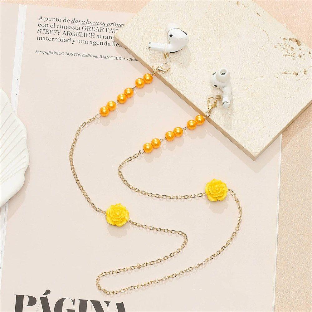 Lily Pearls Rantai Kacamata Fashion Kalung Extender Metal Sunglasses Strap