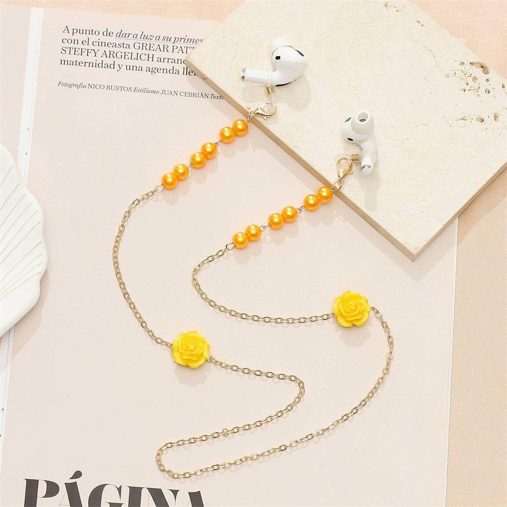 Lily Pearls Rantai Kacamata Fashion Kalung Extender Metal Sunglasses Strap