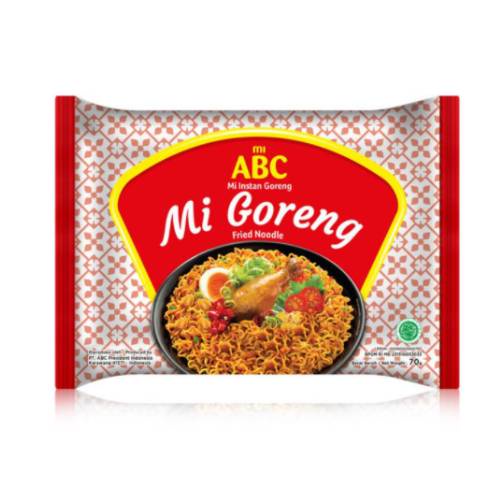 

ABC Mi Goreng 4 x 70 gr + ABC Mi Ayam Bawang 4 x 65 gr