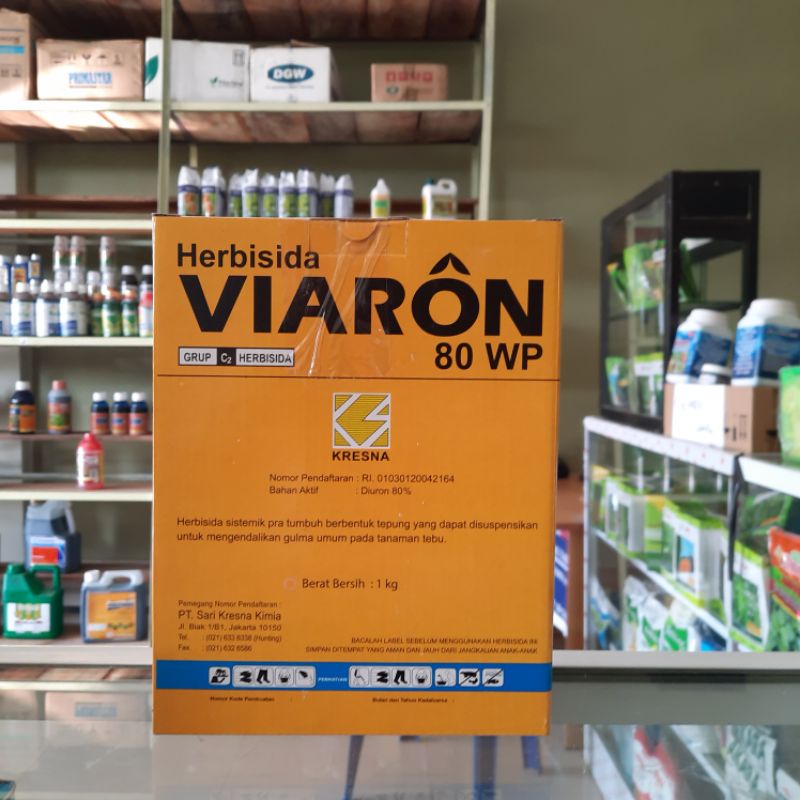 Herbisida Racun Pembasmi Rumput Lulangan Tedong Belulang VIARON 1 KG
