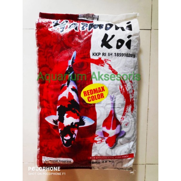 HAZMONI HARMONI KOI REDMAX COLOR- Pelet - Makanan - Pakan Ikan Koi 10 kg