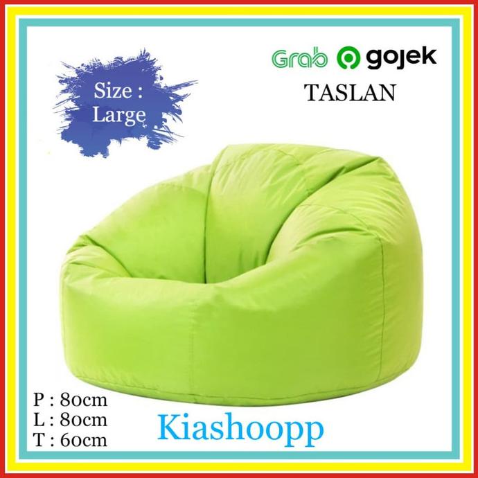 

SOFA BEAN BAG SIZE LARGE + ISI STYROFOAM - TASLAN HIJAU STABILO XCD645DF