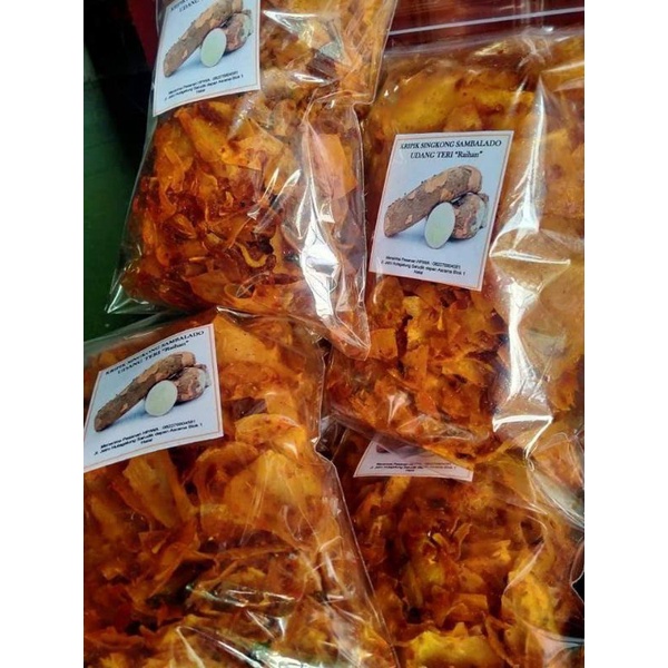 

kripik talas sambalado