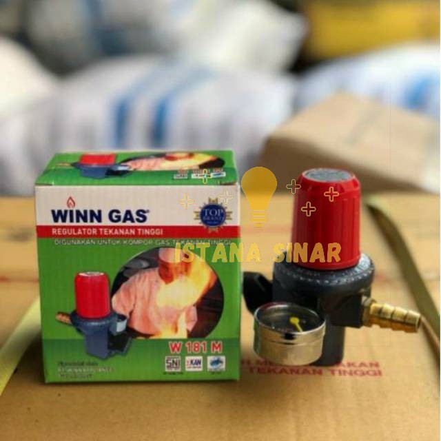 Winn , Win Gas , Regulator LPG , Tekanan Tinggi , high pressure 181 M