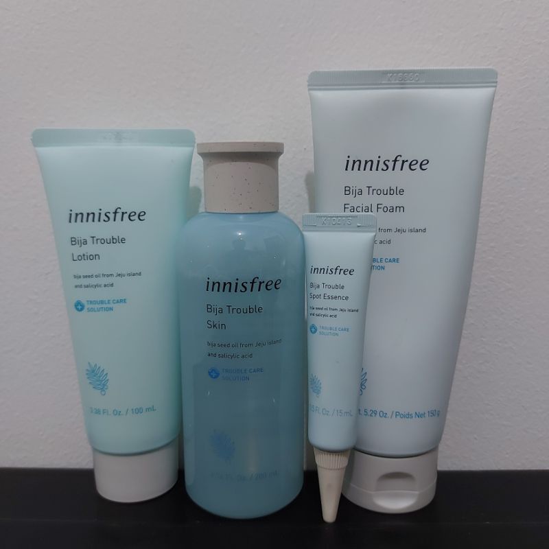 INNISFREE BIJA SERIES | INNISFREE BIJA FACIAL FOAM | INNISFREE BIJA LOTION | INNISFREE BIJA TROBLE S