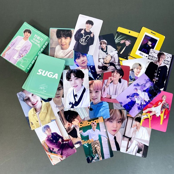 lomo card BTS 55 pcs photocard PC v jimin jin rm suga jhope jungkook 55 pcs print 2 sisi bolak balik agk026(2f1,2g1&amp;3f3)