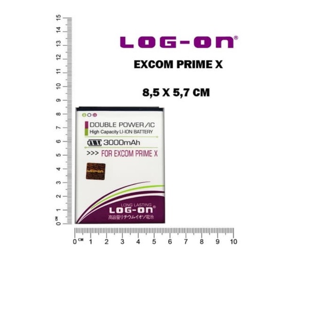 BATERAI NEXCOM PRIME X - LOG ON ORIGINAL DOUBLE POWER BATTERY BATRE