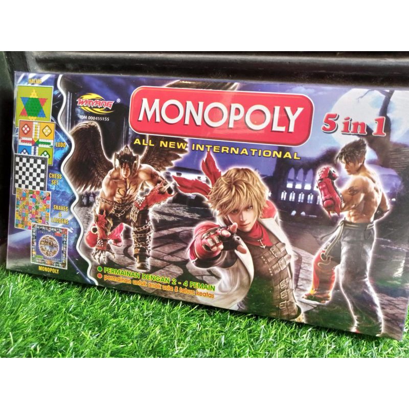 (Temurah)Monopoli Mainan 5 in 1 ukuran Besar // mainan anak // monopolli mainan