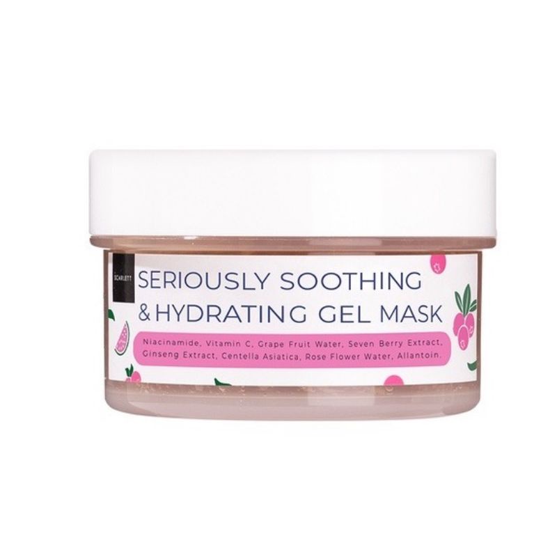 SCARLETT WHITENING SERIOUSLY SOOTHING &amp; HYDRATING GEL MASK