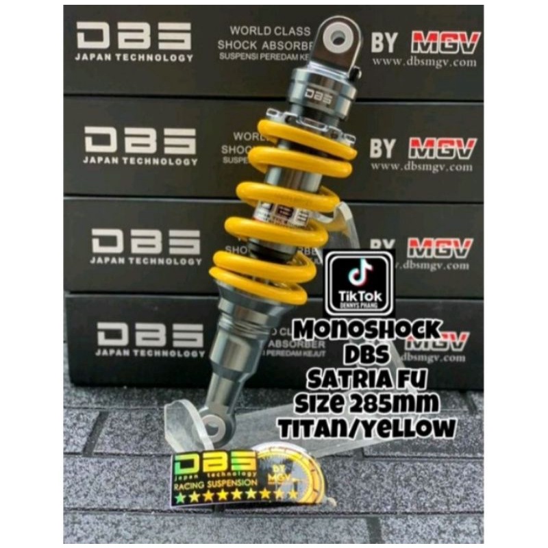 MONOSHOCK MONOSHOCK BELAKANG SATRIA FU150 OLD NEW ORIGINAL 100% DBS UK 285MM