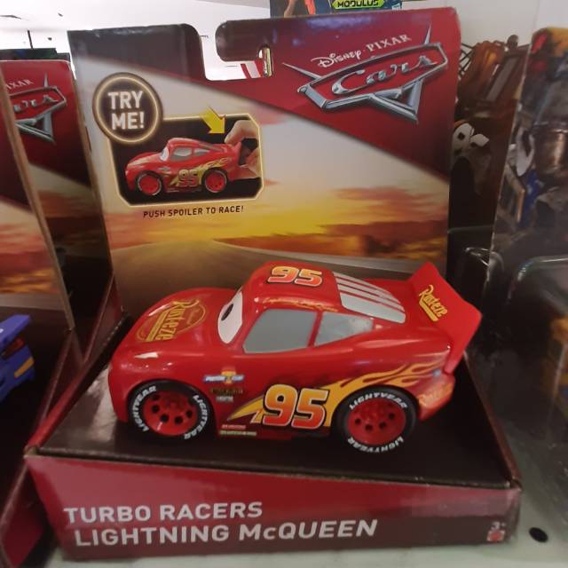 lightning mcqueen push along car