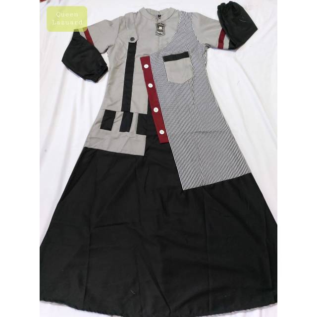 Gamis Fizzi Jumbo Queen Toyobo Murah Meriah