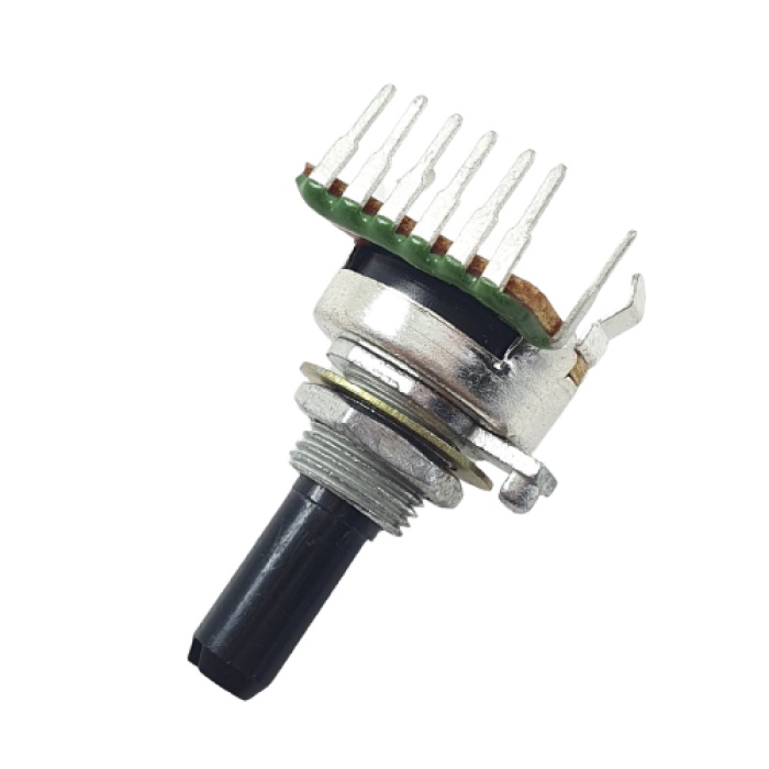 Potensio 6 pin CT 50k Drat Stereo Kaki 6+1 Tekuk Volume Mixer 503