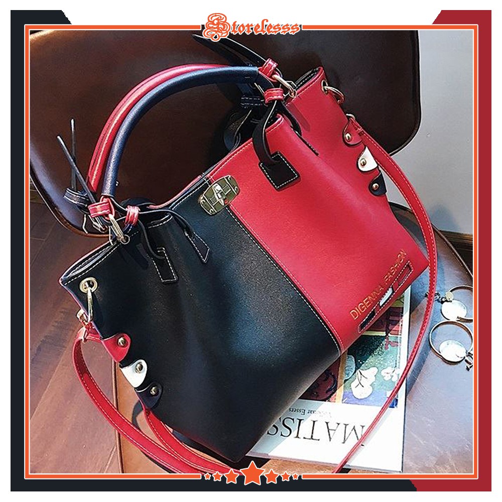 TAS SELEMPANG WANITA DIGENNA FASHION DOUBLE COLOR | TAS WANITA | TAS IMPORT | TAS KOREA
