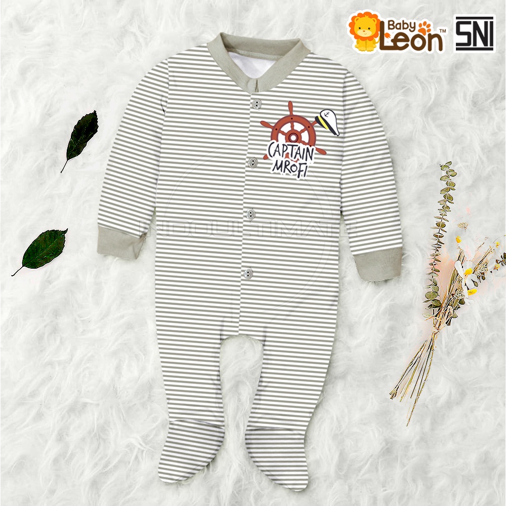 Sleepsuit Bayi Jumpsuit Lengan Panjang Kaki Tutup Jumper Bayi Laki-Laki Newborn BC-072 Baju Bayi Baby Sleepsuit Baju Tidur Bayi Jumpsuit Panjang Kaki Tutup Pakaian Bayi