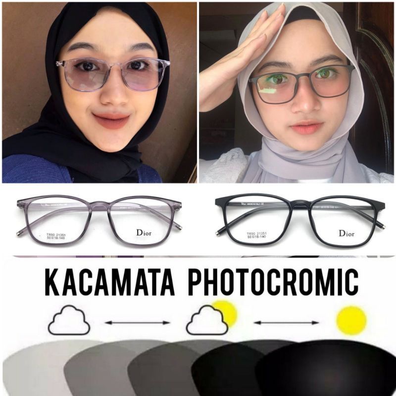 Frame kacamata 21351 kacamata photocromic kacamata antiradiasi kacamata minus