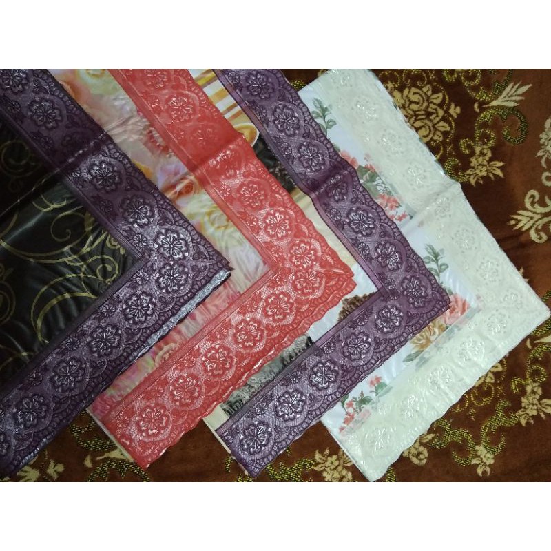 TAPLAK MEJA MAKAN PRINT PLASTIK BERMOTIF