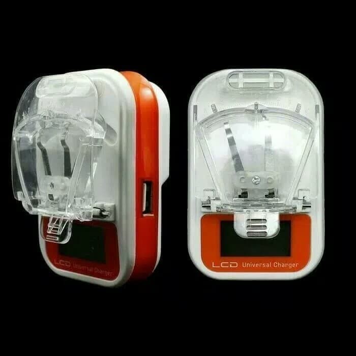 CAS KODOK CHARGER iFOX DEKSTOP CHARGER LCD USB UNIVERSAL