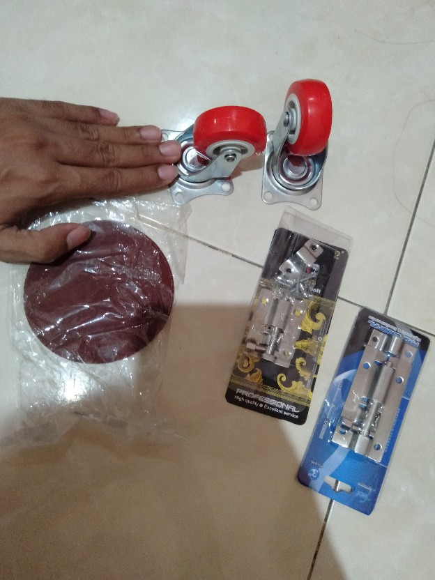 Selot Pintu Jendela  / Grendel Fawi Putih 3 Inch / 3