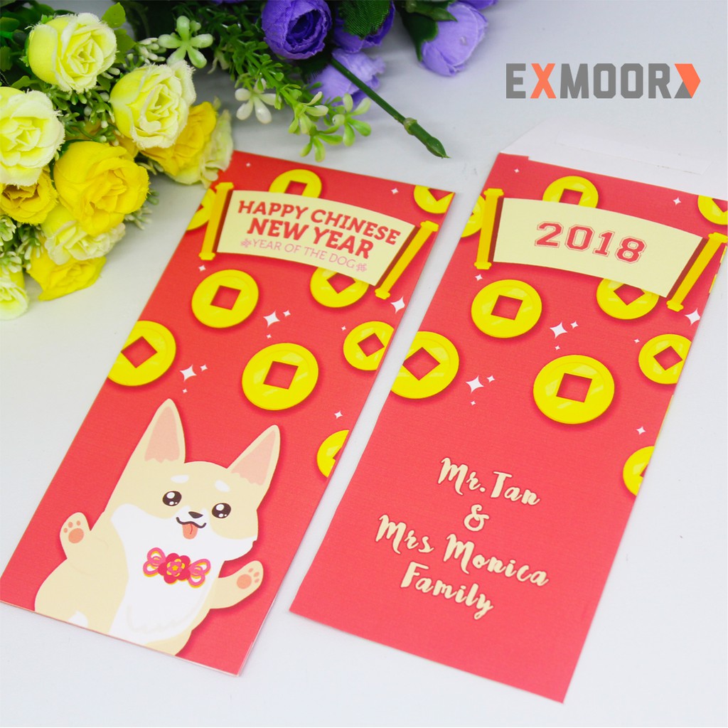 Angpao Imlek Custom Nama Desain Koin