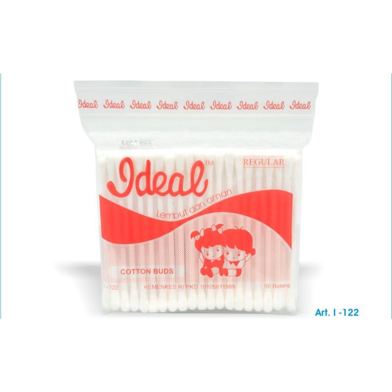 IDEAL COTTON BUDS REGULAR ISI 80 BATANG