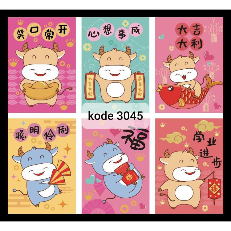 

ANGPAO MURAH SINCIA IMLEK 2021 KERBAU SAPI KARTUN LUCU UNIK KODE 30 - RANDOM MIX TERMURAH