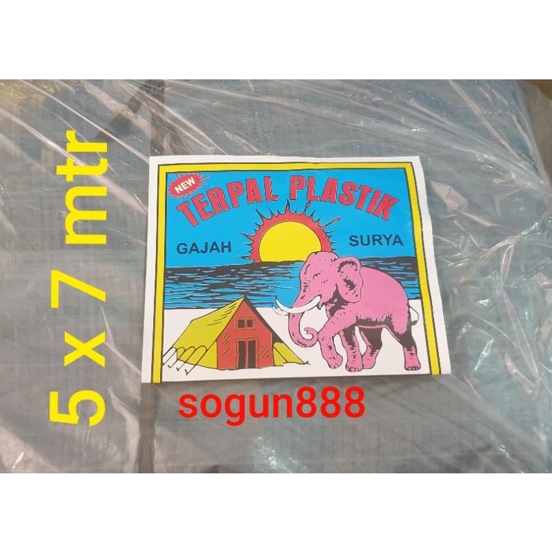 Terpal Plastik 5x7 meter. Terpal 7x5 type A3