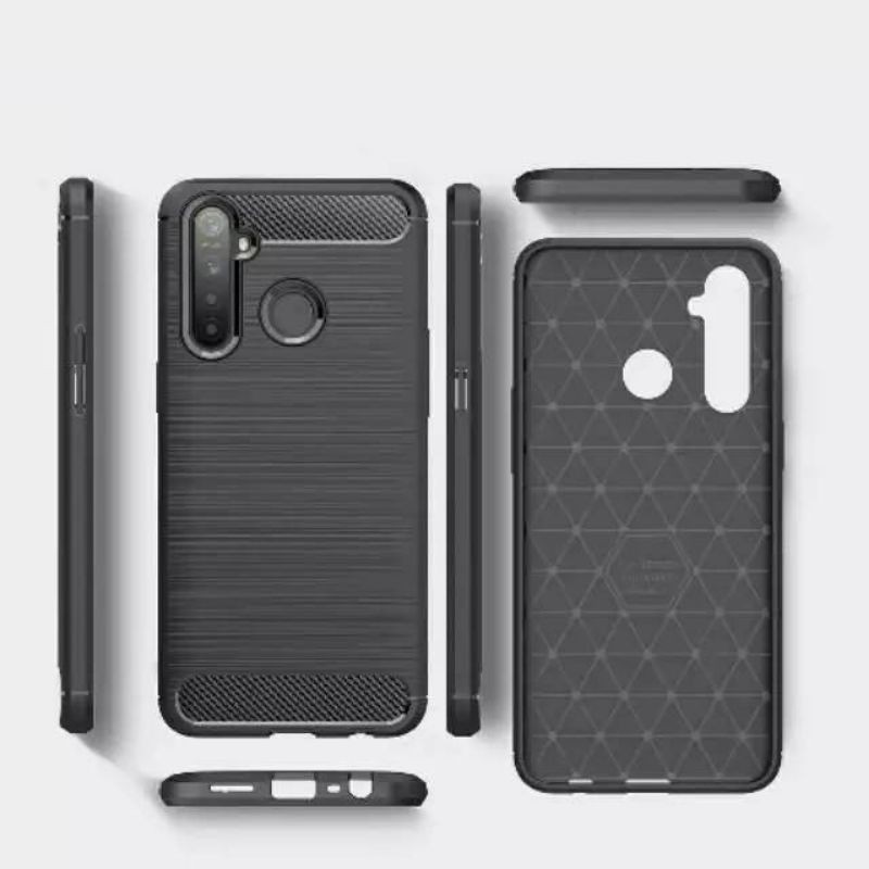 Case Realme 5 Pro Premium Case Fiber Carbon