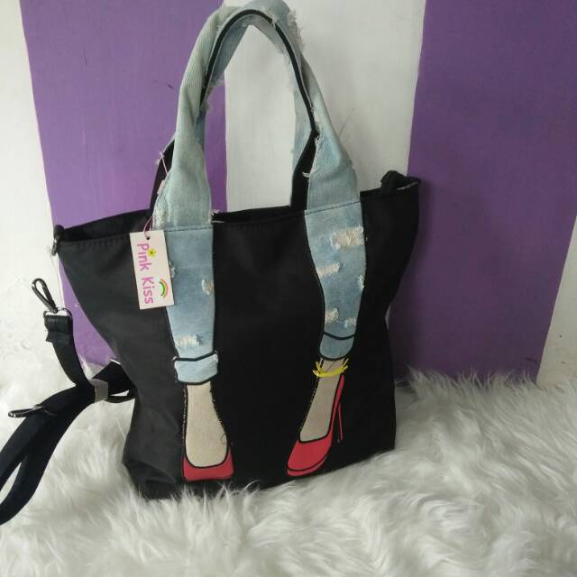 Tas casual pink kiss by Elizabeth original